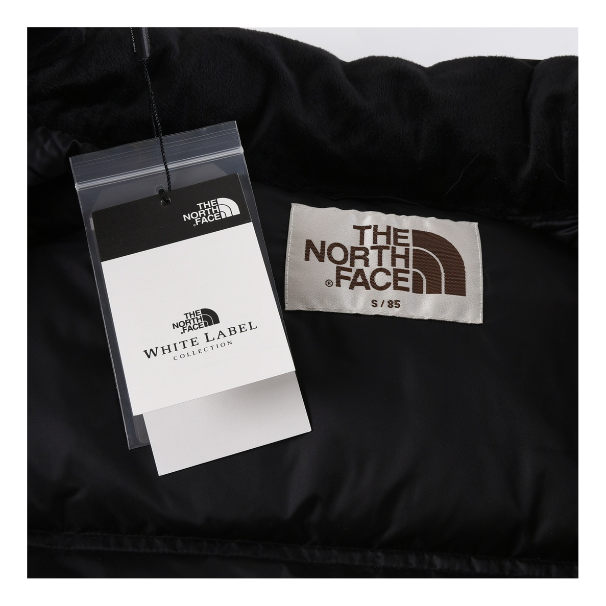 The North Face Nuptse Cropped Puffer Jacket | Black