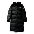 The North Face Hooded Long Puffer Coat | Black