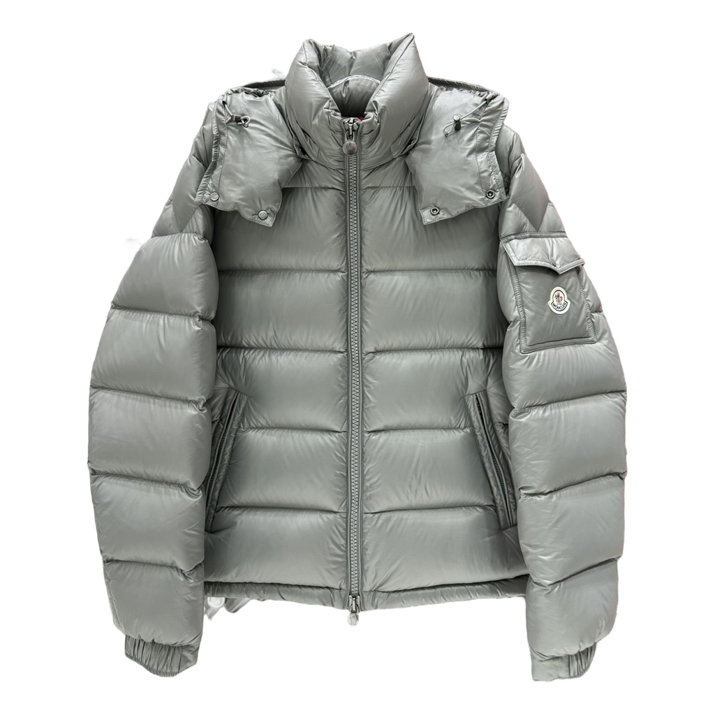 Moncler Maya Hooded Puffer Jacket | Gray