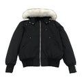 Moose Knuckles Men's Original Ballistic Shearling-Trim Bomber | Black