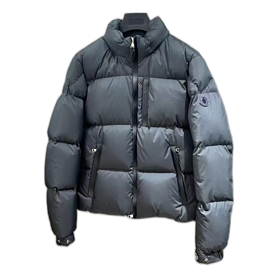 Moncler Stand-Collar Puffer Jacket | Black