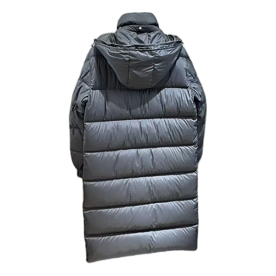 Moncler Hanoverian Hooded Long Puffer Coat | Black