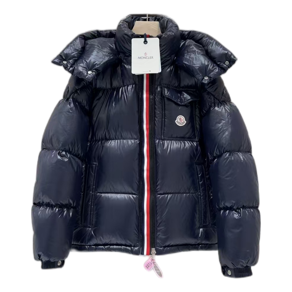 Moncler Montbeliard Hooded Puffer Jacket | Navy