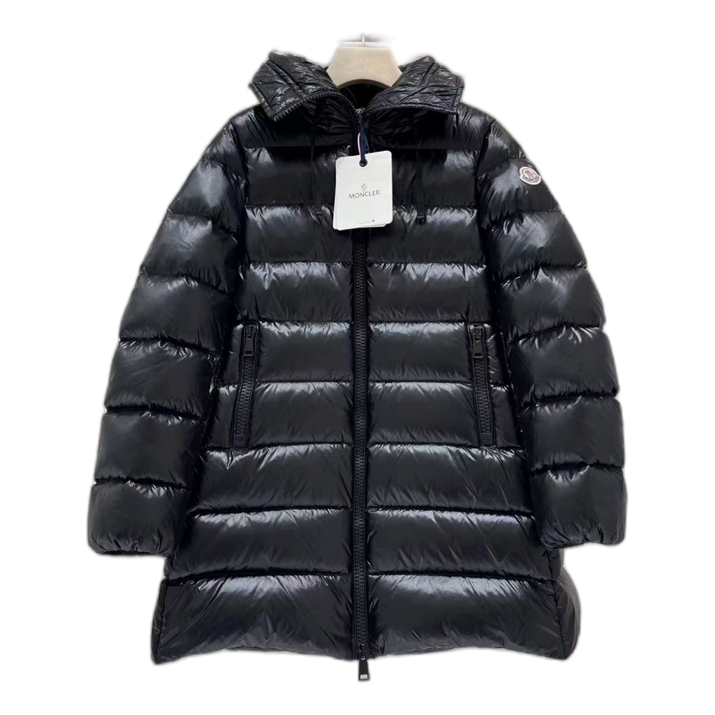 Moncler Suyen Hooded Puffer Coat | Black