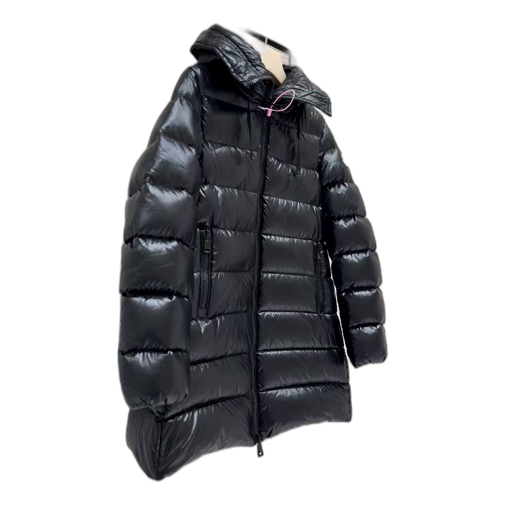 Moncler Suyen Hooded Puffer Coat | Black