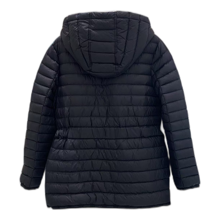Moncler Oredon Belted Hooded Puffer Jacket | Black