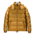 Moncler Maya Hooded Puffer Jacket | Yellow