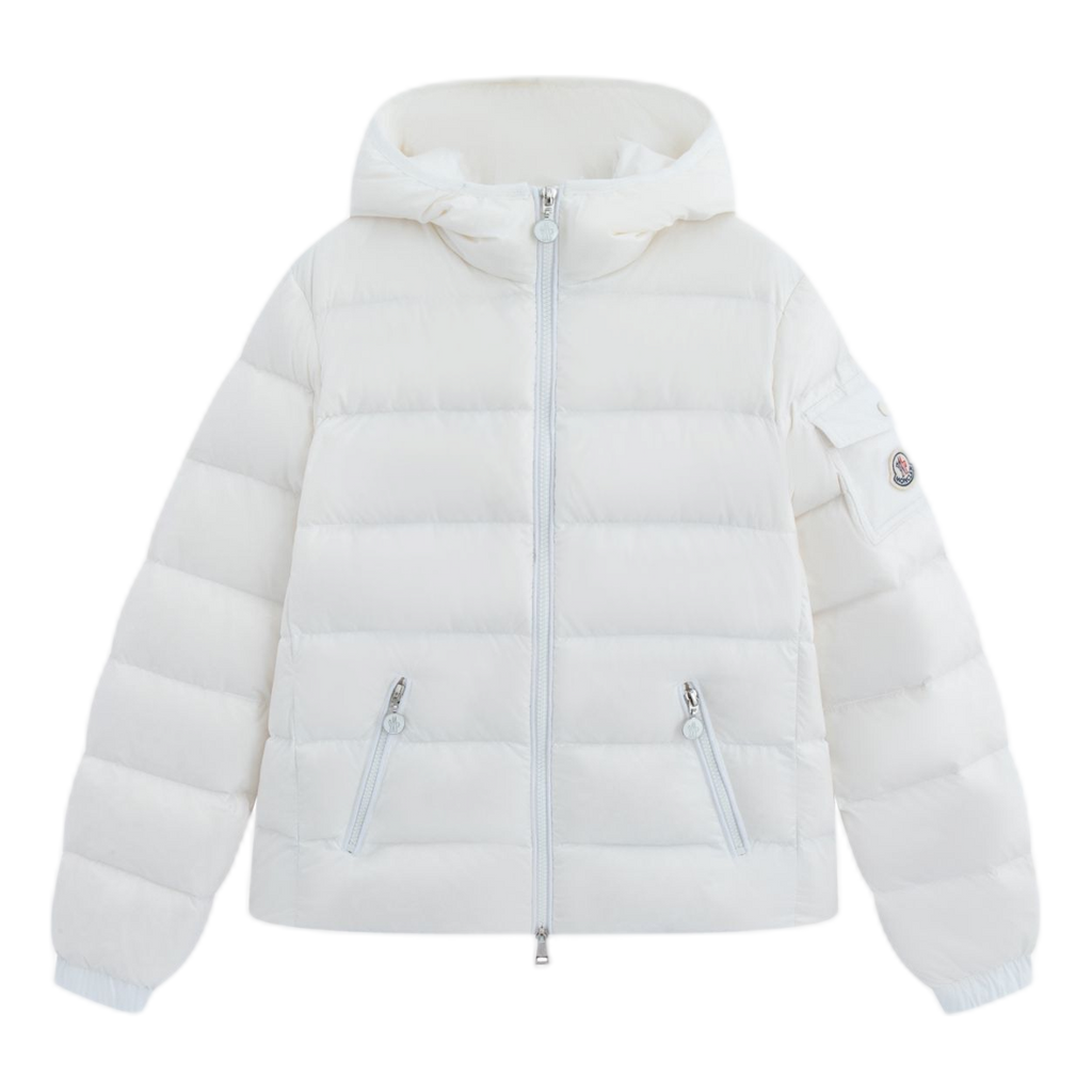 Moncler Gles Fitted Hooded Puffer Jacket