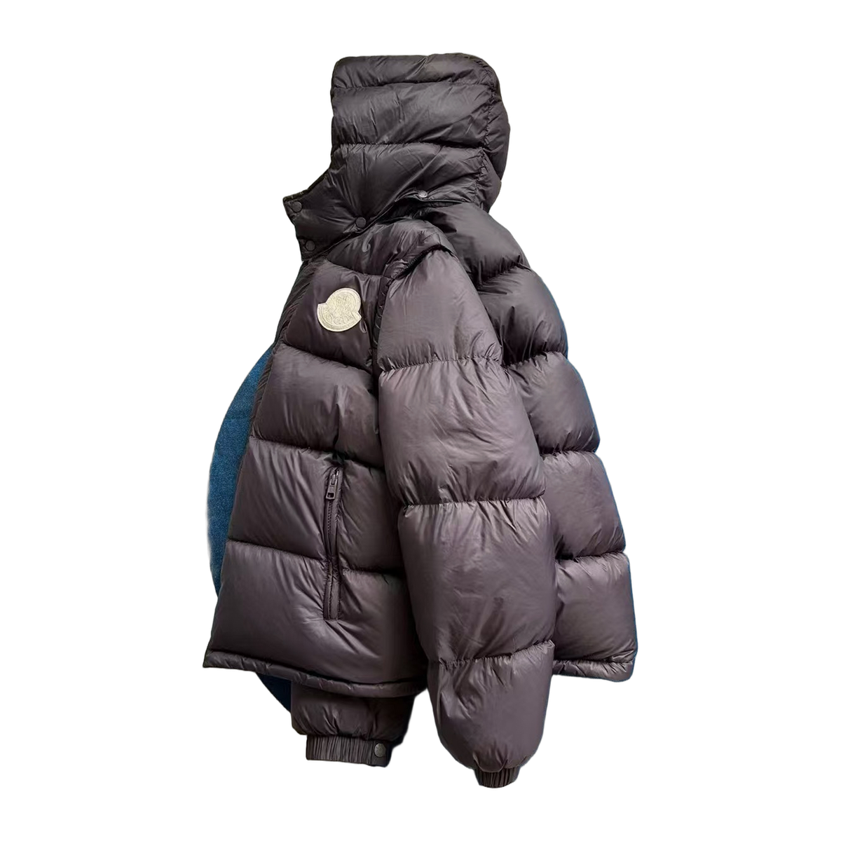 Moncler Cyclone Convertible Down Jacket | Black