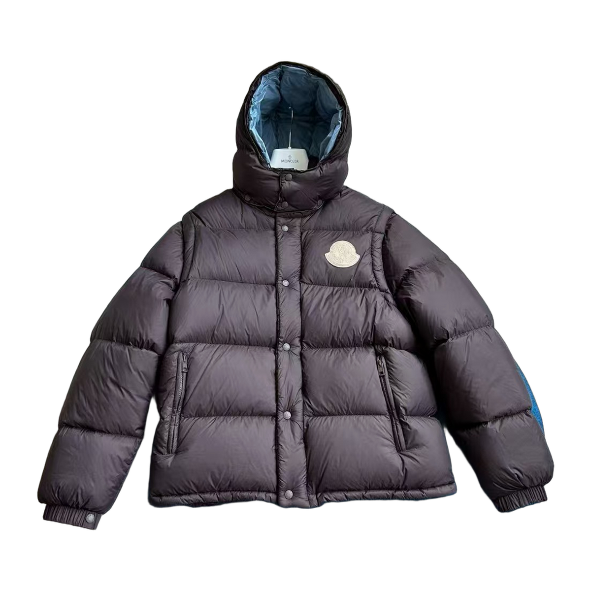 Moncler Cyclone Convertible Down Jacket | Black