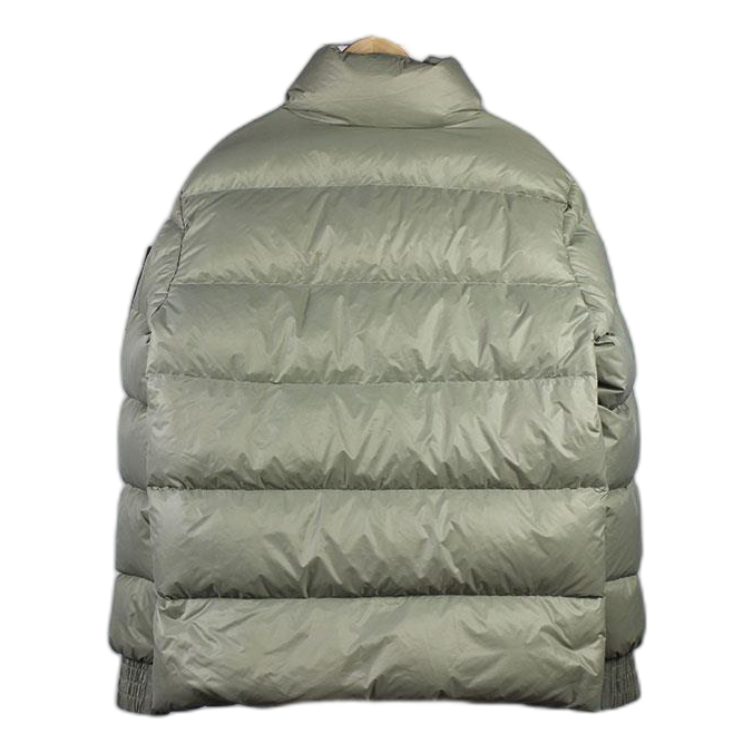 Moose Knuckles Stand-Collar Puffer Jacket | Sage Grey