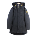 Moose Knuckles Stag Lake Gold-Trim Fur-Hood Parka | Black
