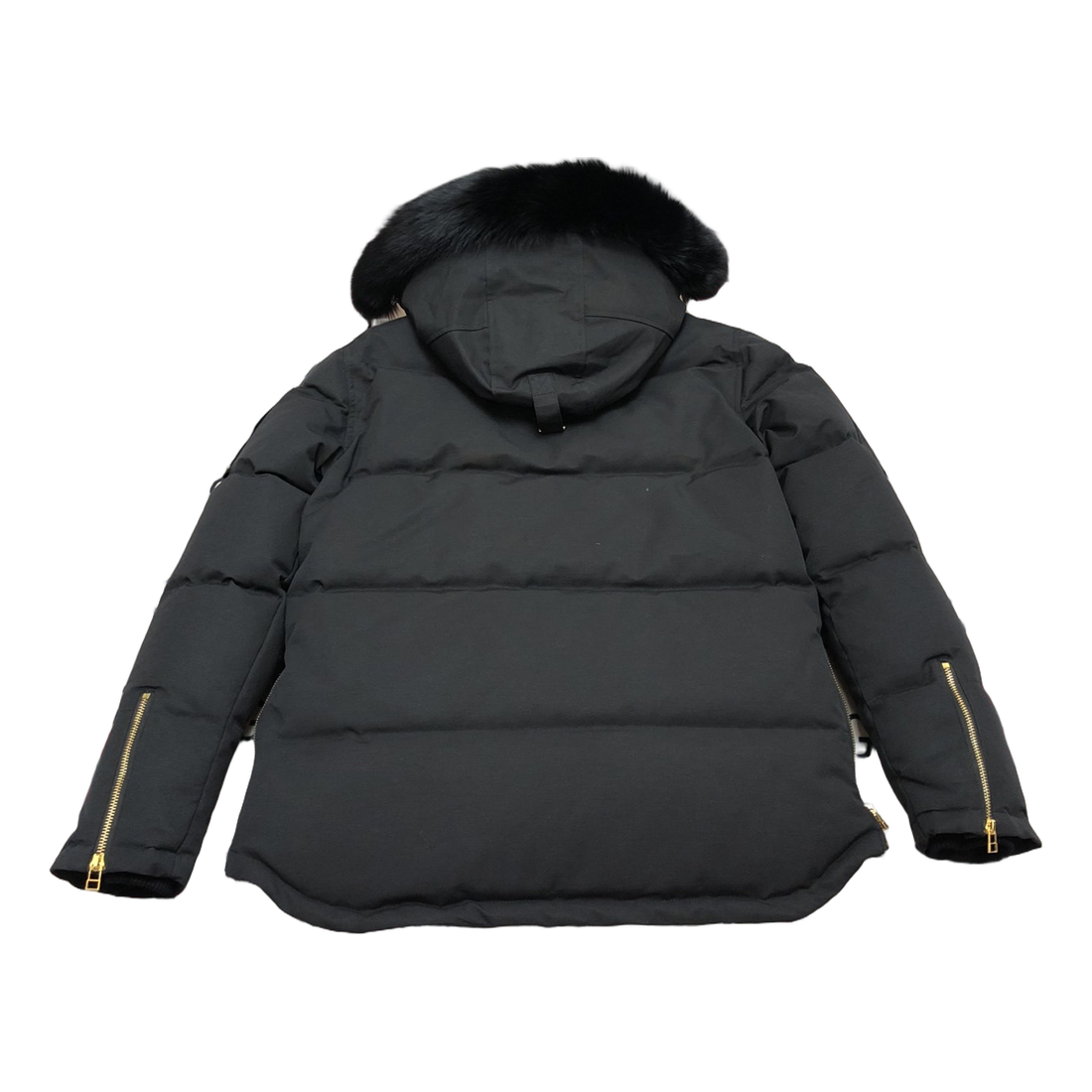 Moose Knuckles Gold 3Q Fur-Trim Puffer Jacket | Black