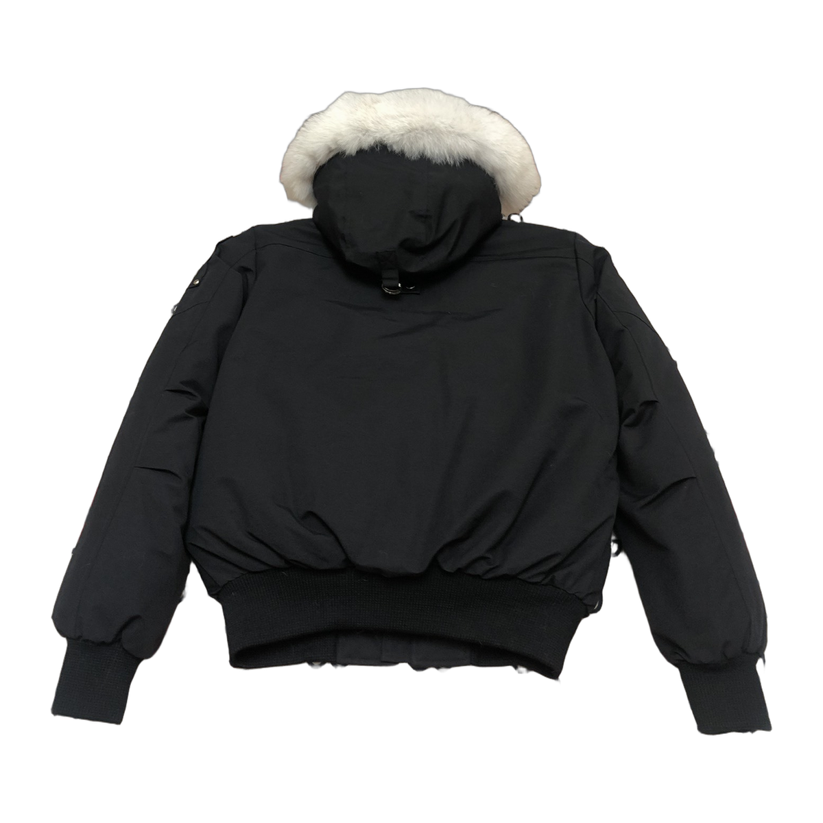 Moose Knuckles Men's Original Ballistic Shearling-Trim Bomber | Black