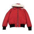 Moose Knuckles Men's Original Ballistic Shearling-Trim Bomber | Black