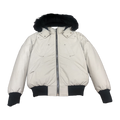Moose Knuckles Men's Original Ballistic Shearling-Trim Bomber | Black