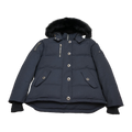 Moose Knuckles Women's Original Shearling-Trim 3Q Jacket | Navy