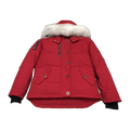 Moose Knuckles Women's Original Shearling-Trim 3Q Jacket | Navy