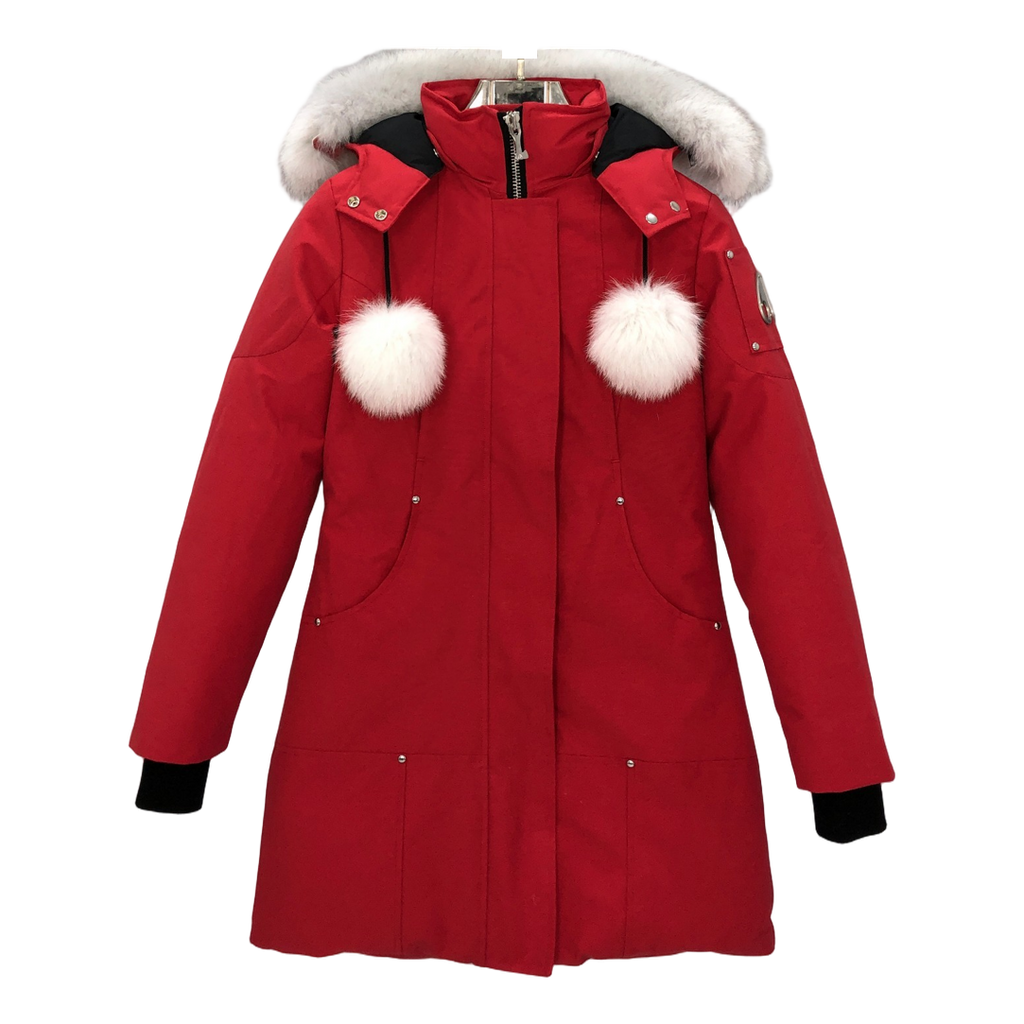 Moose Knuckles Stirling Parka | White Fur Trim