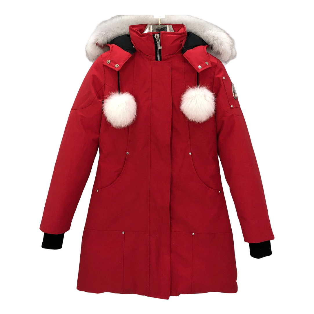 Moose Knuckles Stirling Parka | White Fur Trim