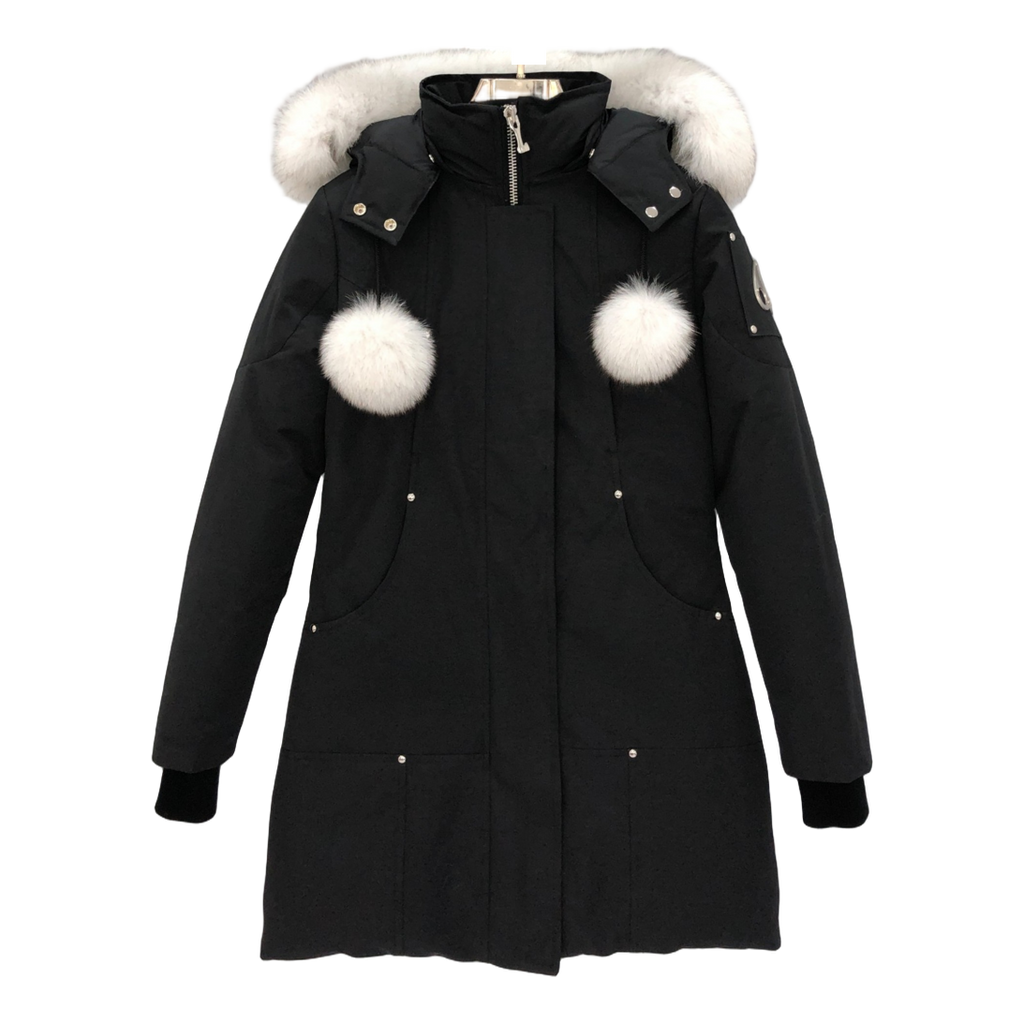 Moose Knuckles Stirling Parka | White Fur Trim