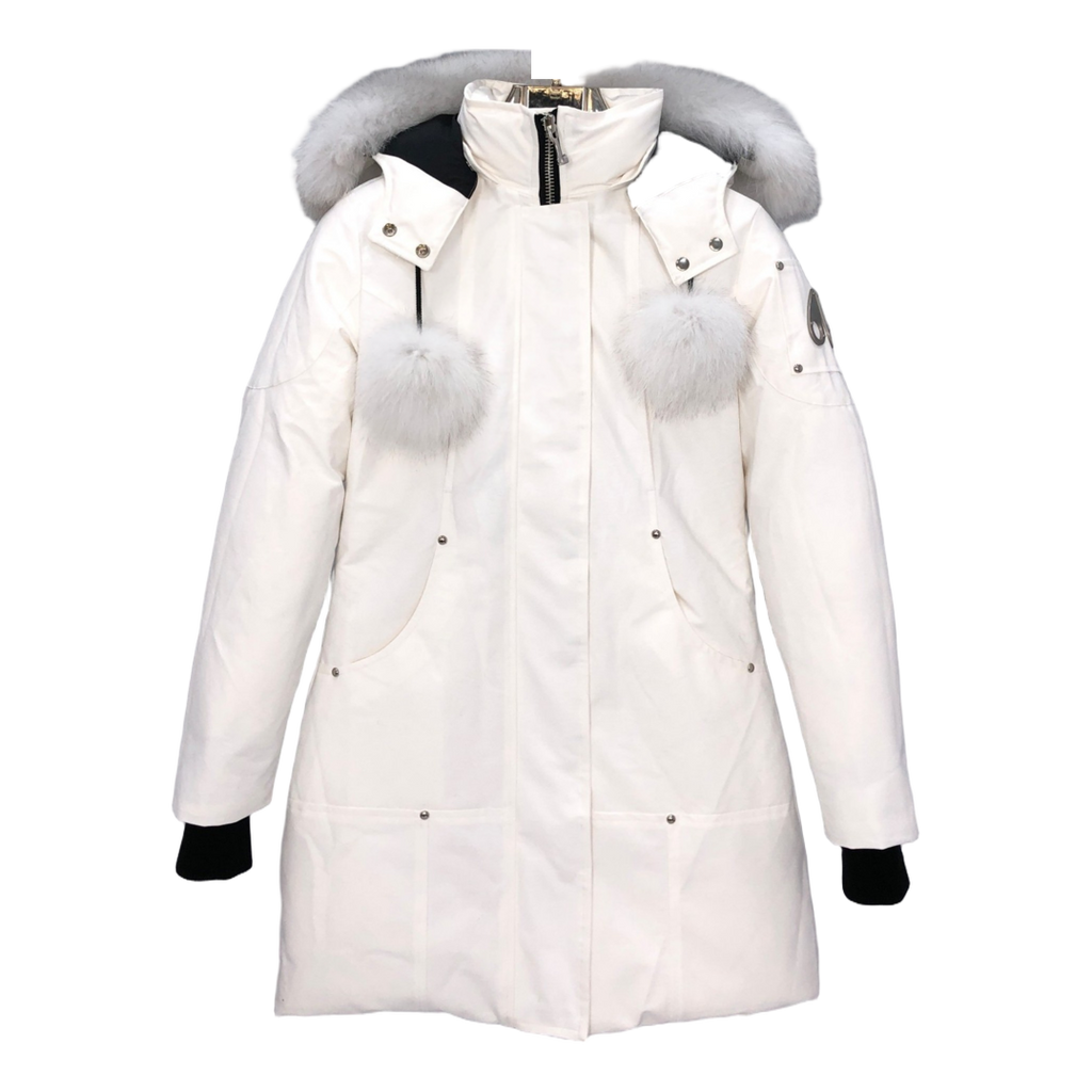 Moose Knuckles Stirling Parka | White Fur Trim