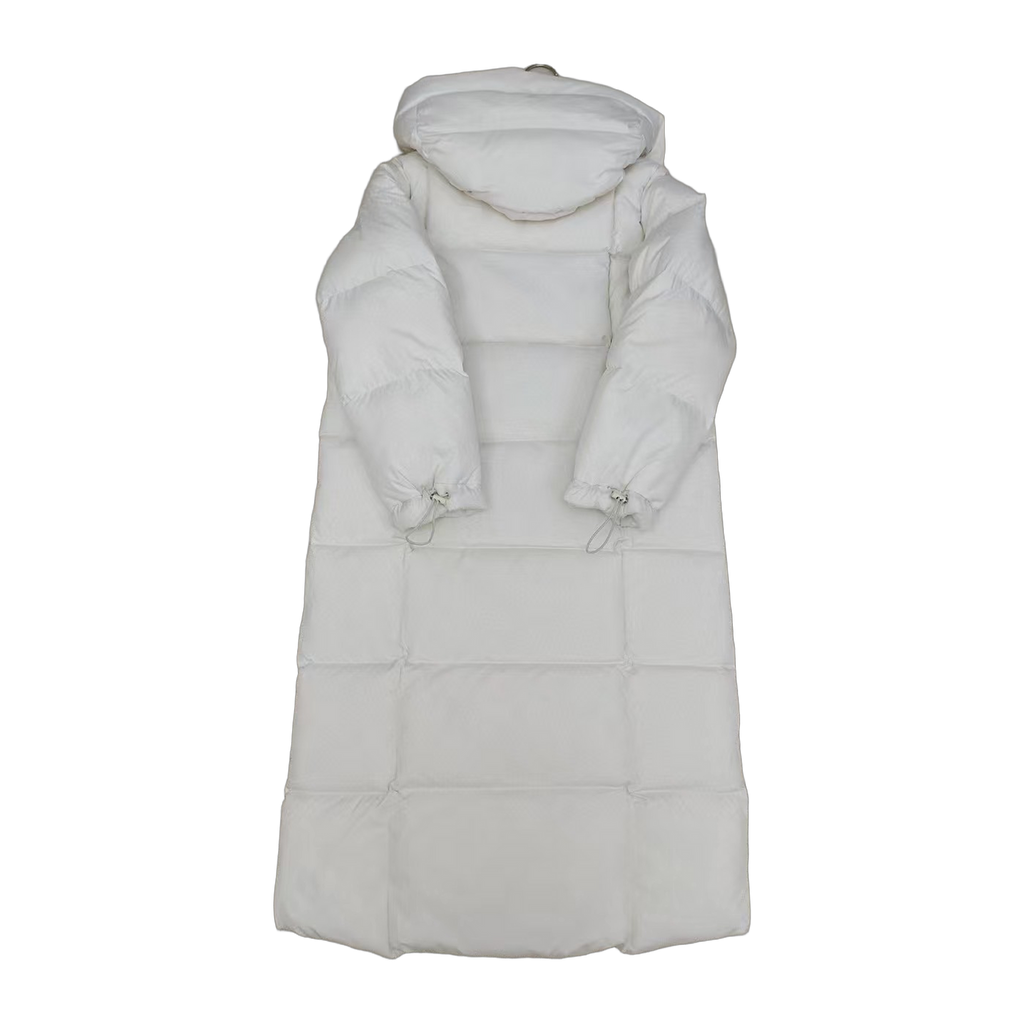New Balance Hooded Long Puffer Coat | Off White