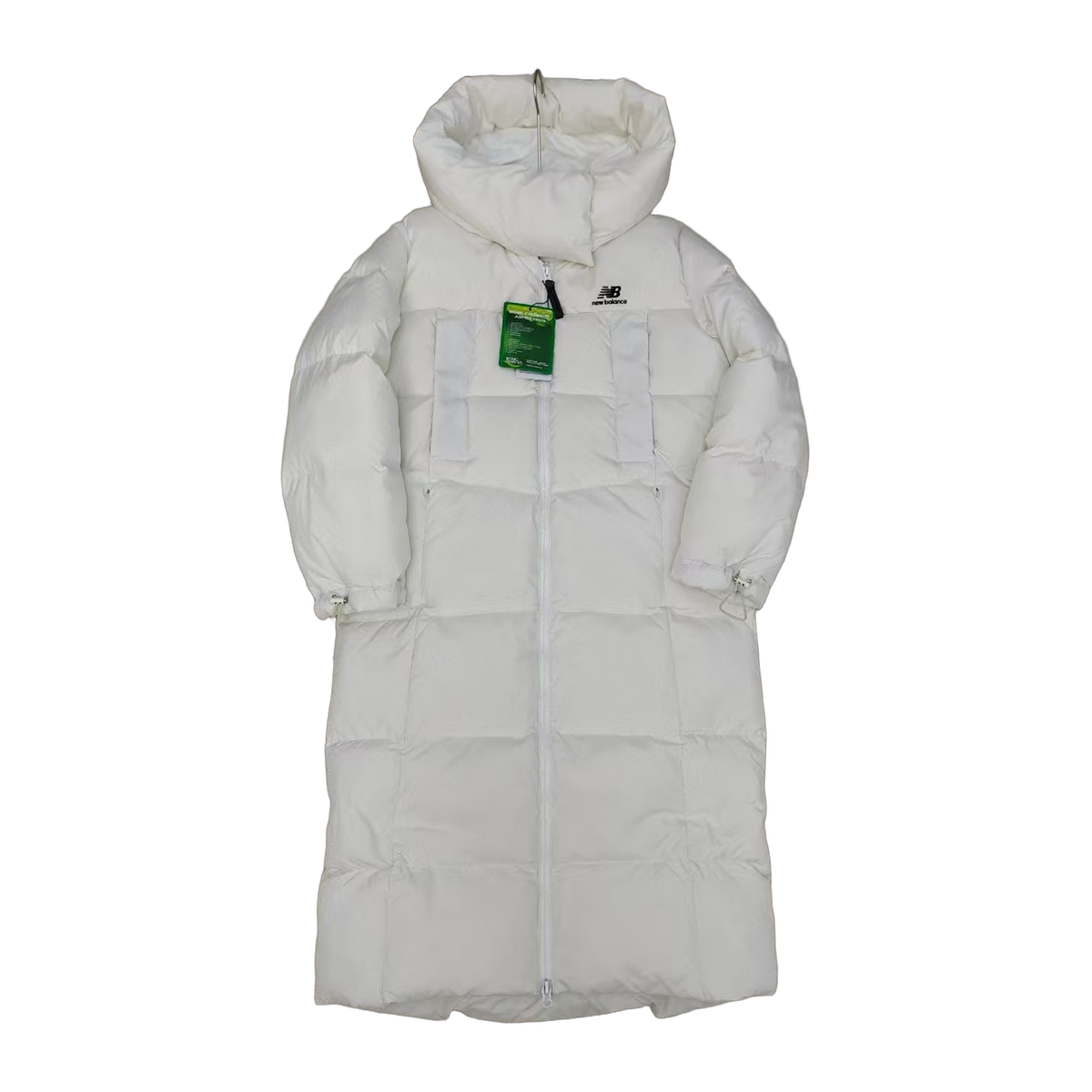 New Balance Hooded Long Puffer Coat | Off White
