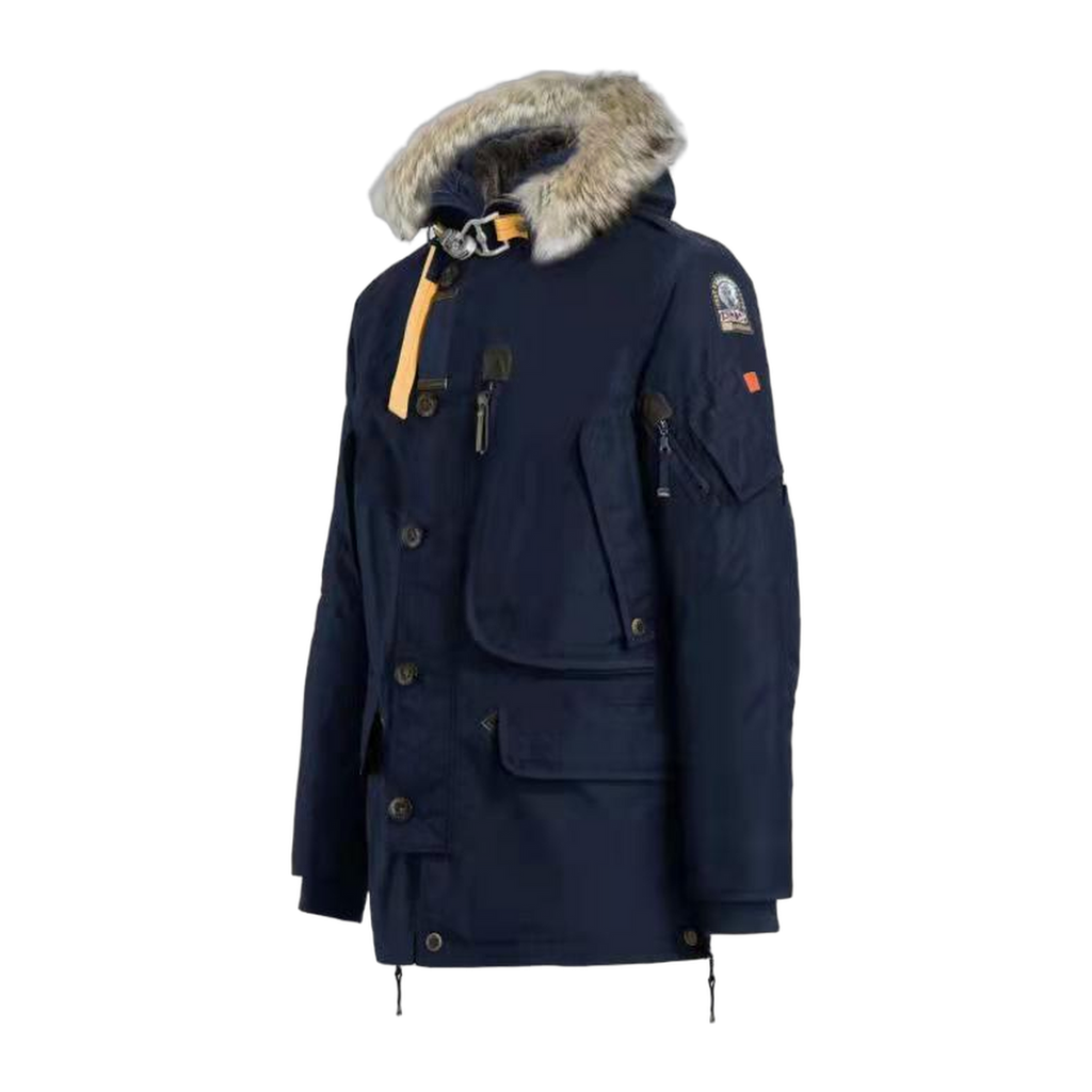 Parajumpers Gobi Fur-Trim Hooded Bomber Jacket