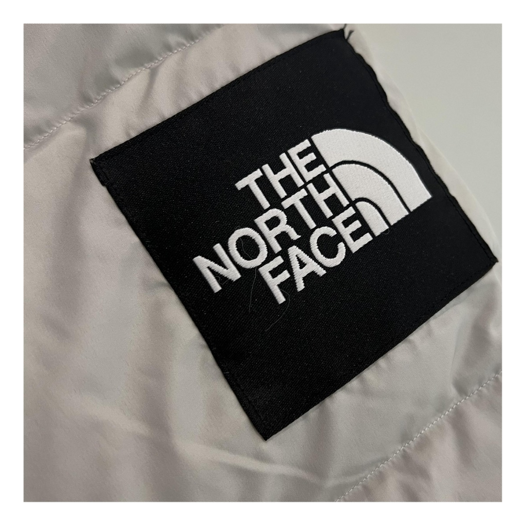 The North Face Color-Block Hooded Long Puffer Coat | Grey