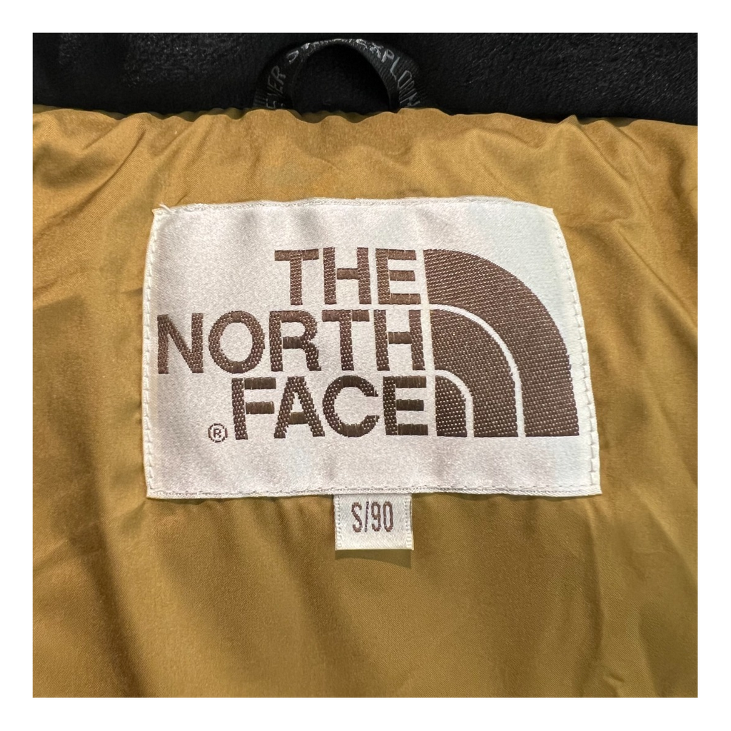 The North Face Color-Block Hooded Long Puffer Coat | Tan