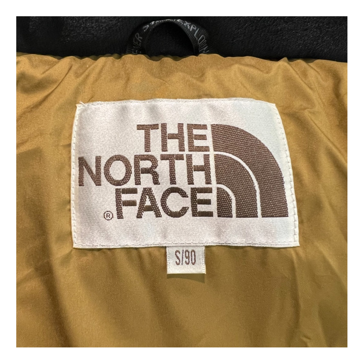 The North Face Color-Block Hooded Long Puffer Coat | Tan