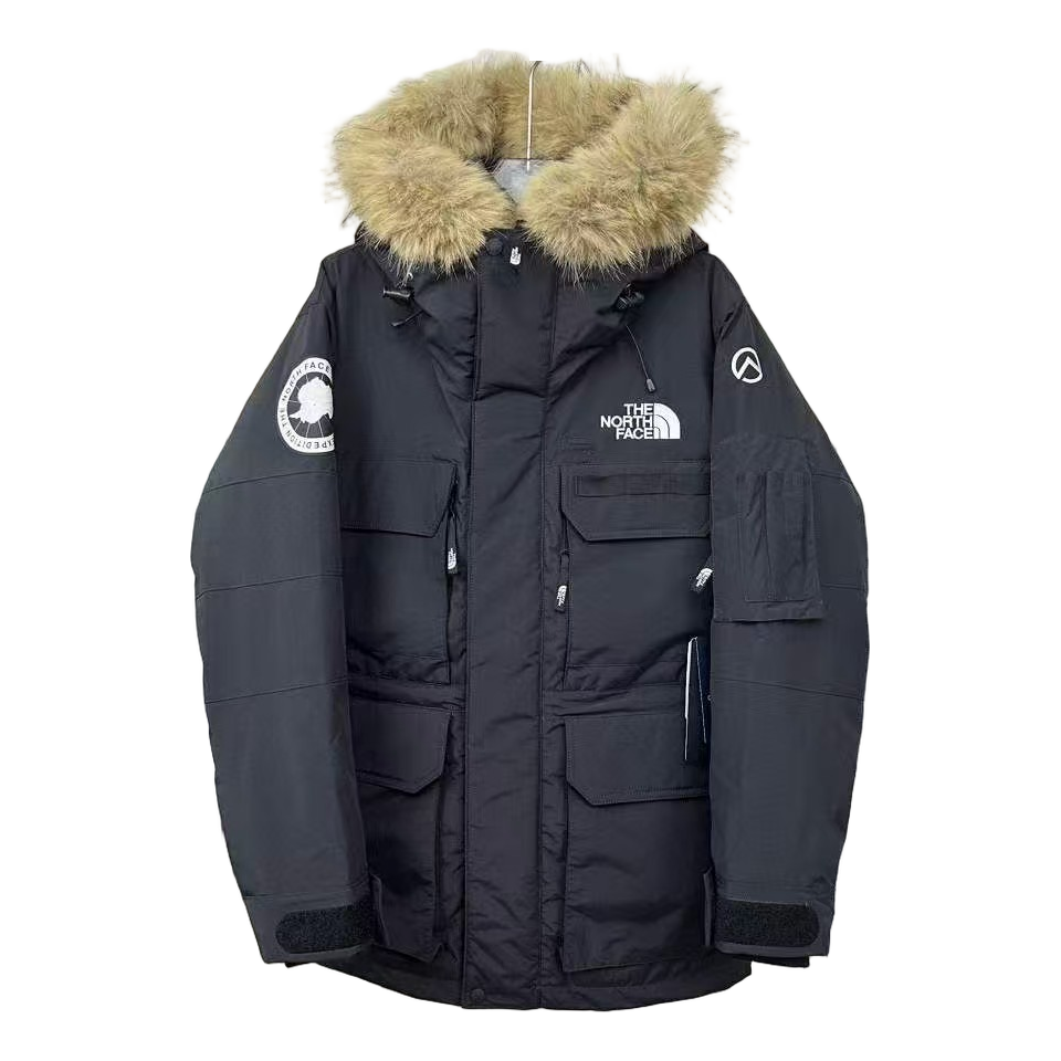 The North Face Four-Pocket Fur-Trim Hooded Parka | Graphite