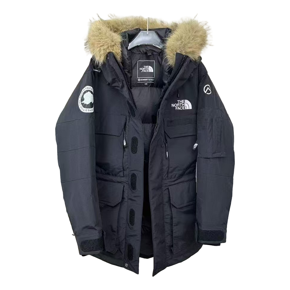 The North Face Four-Pocket Fur-Trim Hooded Parka | Graphite