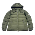 Moncler Maya Matte Hooded Puffer Jacket | Olive Green