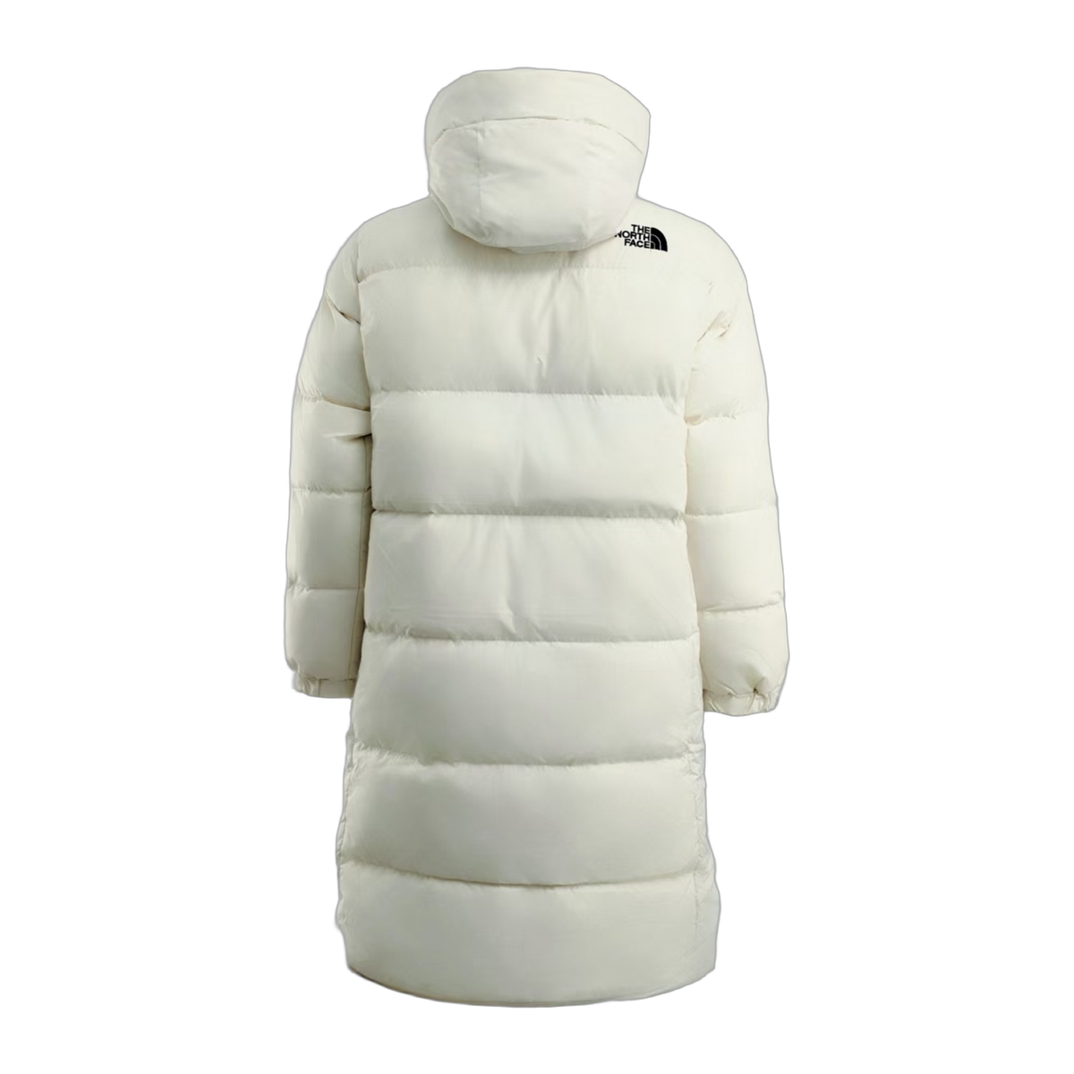 The North Face Color-Block Long Down Coat | White