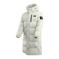 The North Face Color-Block Long Down Coat | White