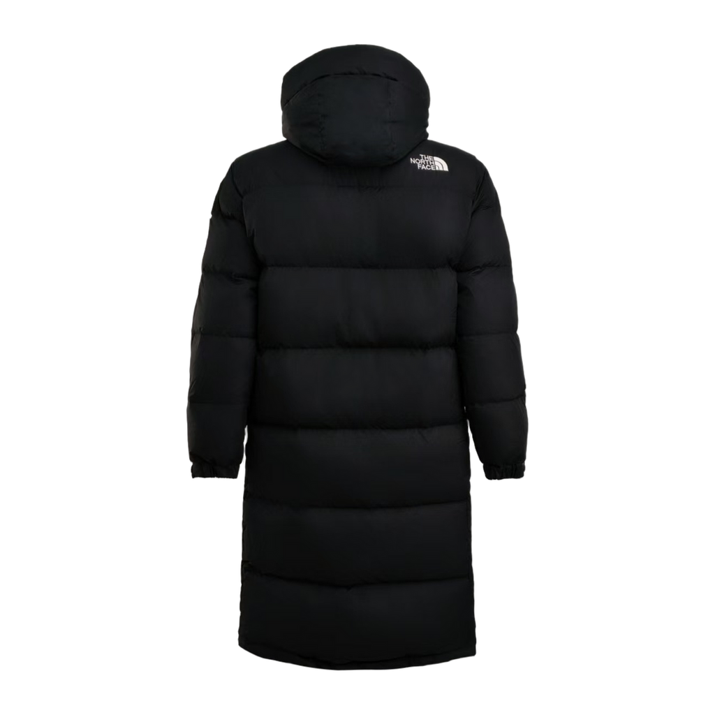 The North Face Color-Block Long Down Coat | Black