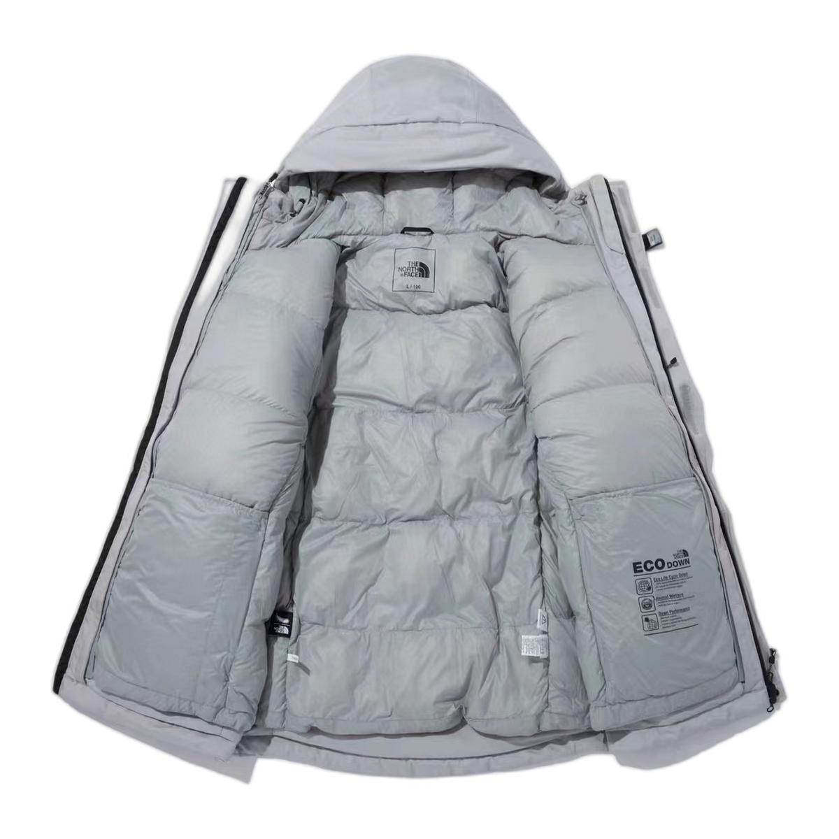 The North Face Himalayan Down Parka | Grey & White
