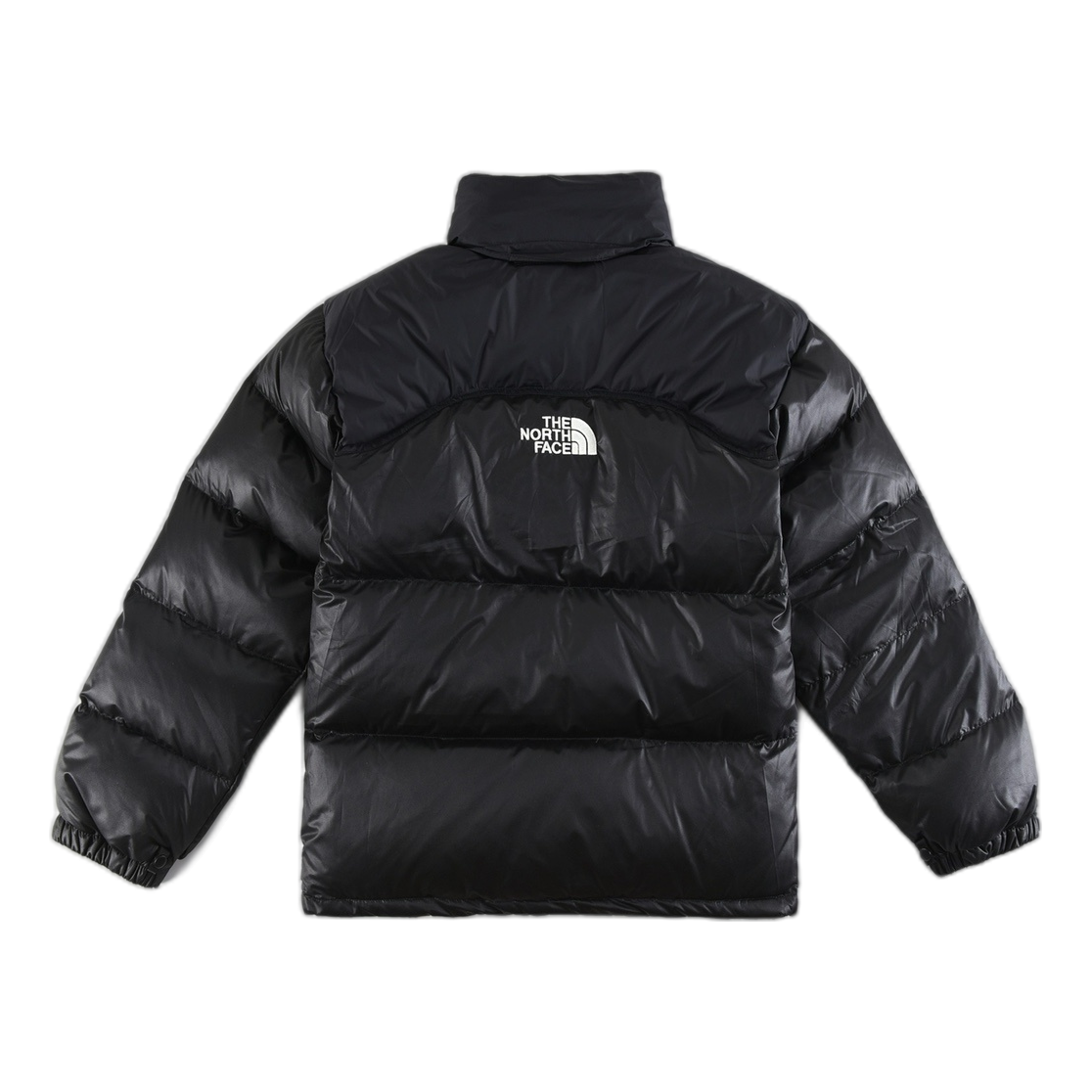 The North Face Contrast-Panel Stand-Collar Puffer Jacket