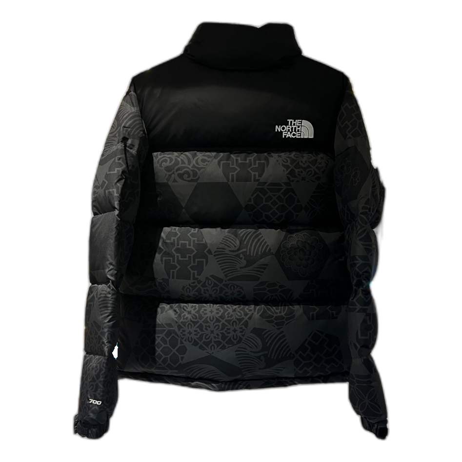 The North Face 1996 Nuptse Patterned Puffer Jacket | Black