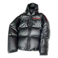 Prada Linea Rossa Hooded Puffer Jacket | Black