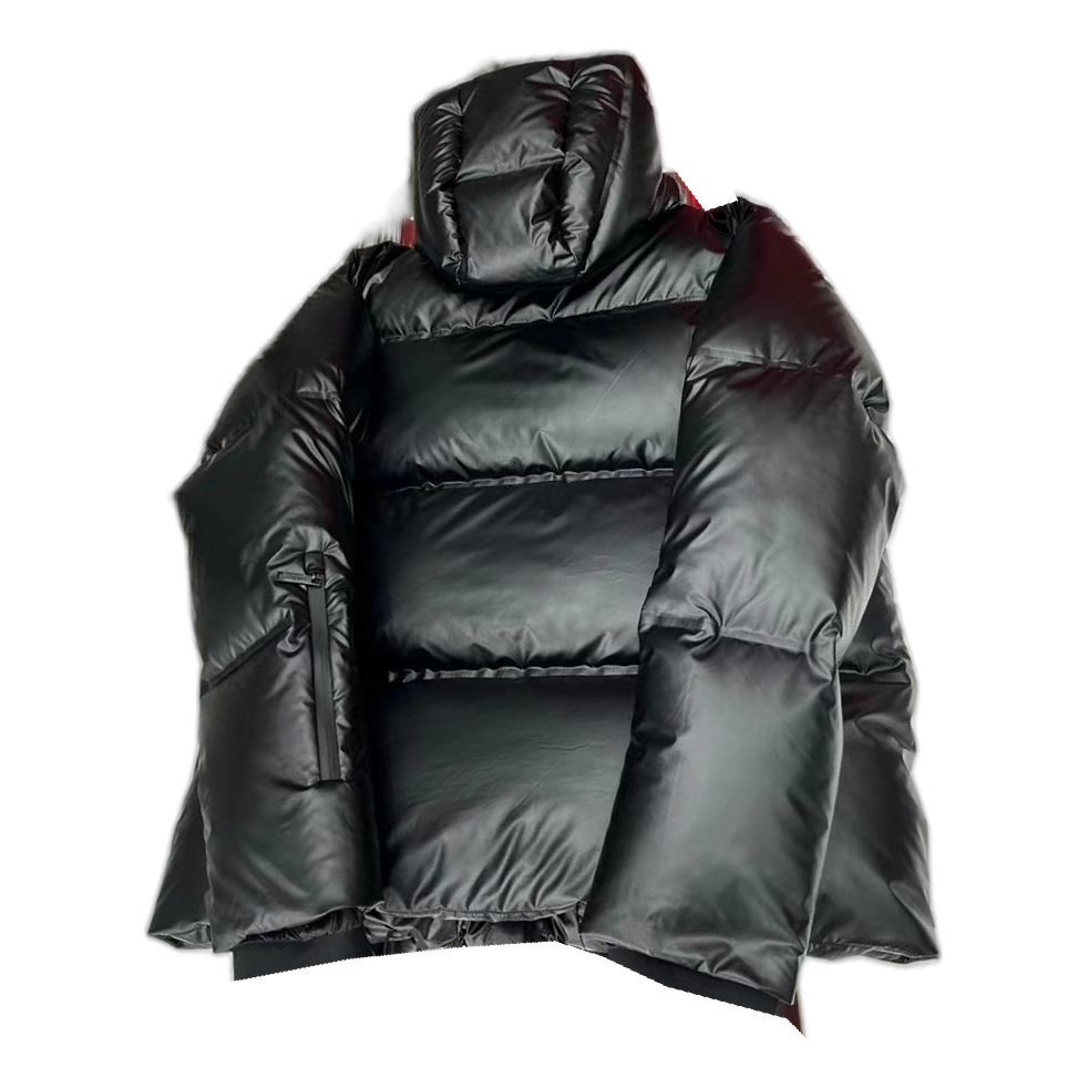 Prada Linea Rossa Hooded Puffer Jacket | Black